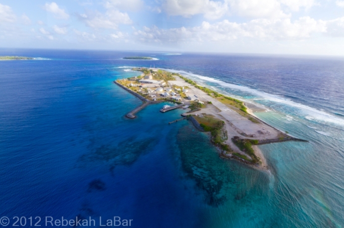 Meck Island, Kwajalein Atoll; the site of many of the mission activities
